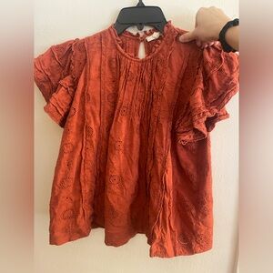 Anthropologie rust top